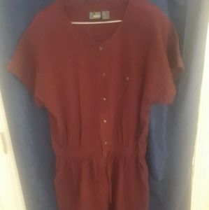 LIZ WEAR  Vintage  romper  size  large